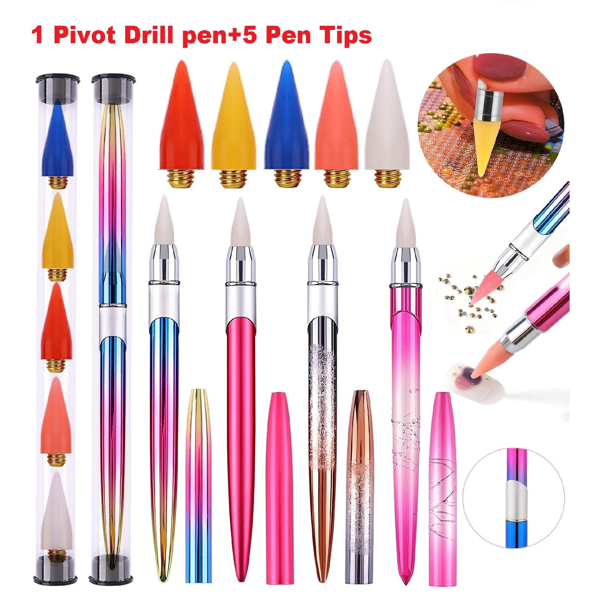 Nail Art Quirky - Stylos de peinture diamant autocollants sans