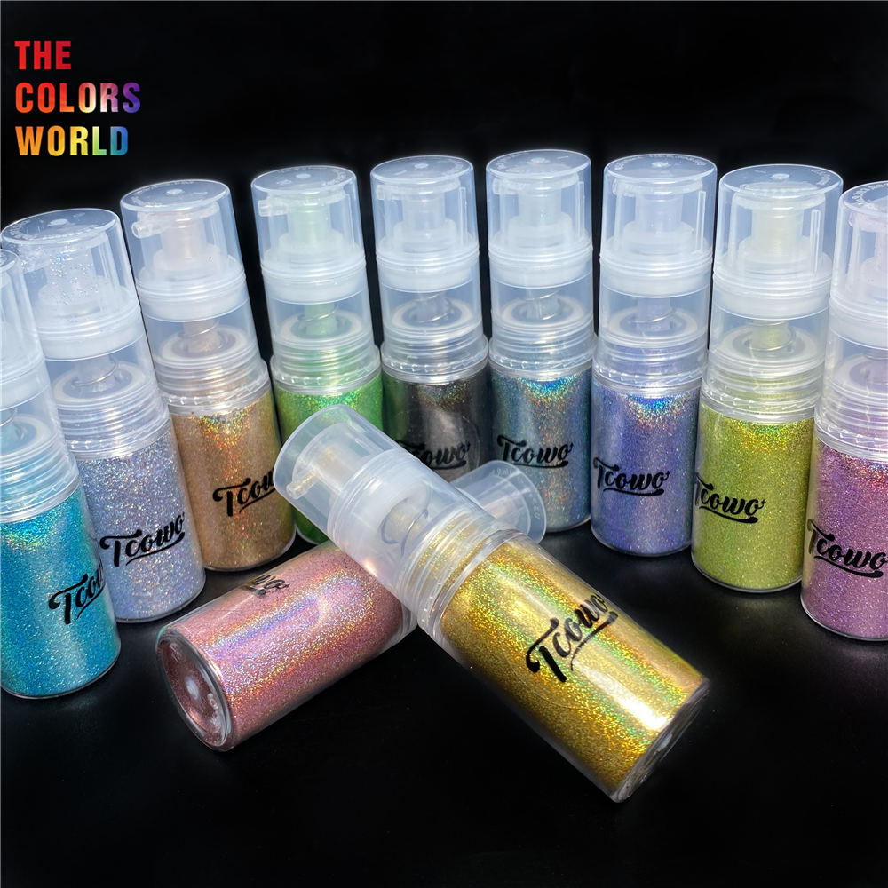 Nail Art Ombre Glitter - TCT-913 haute brillance holographique Fine paillettes