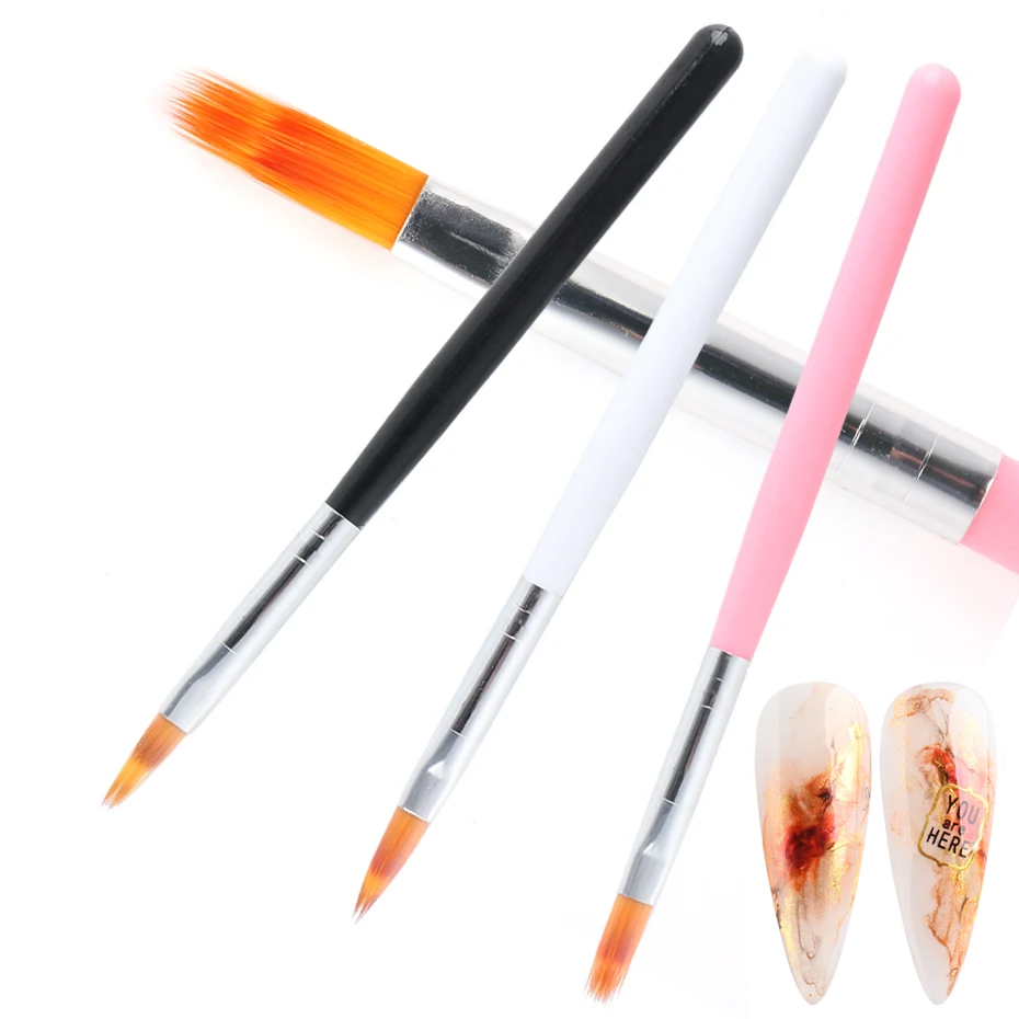 Nail Art Ombre Glitter - 1PC Kit de pinceaux pour nail