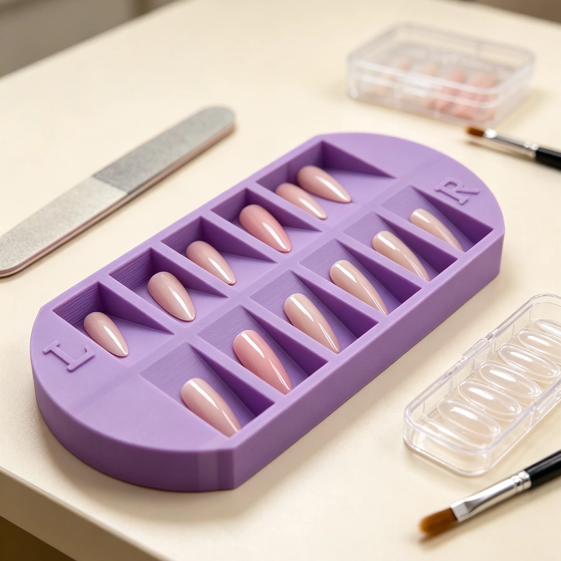 Nail Art Quirky - Plateau de rangement pour 8 faux