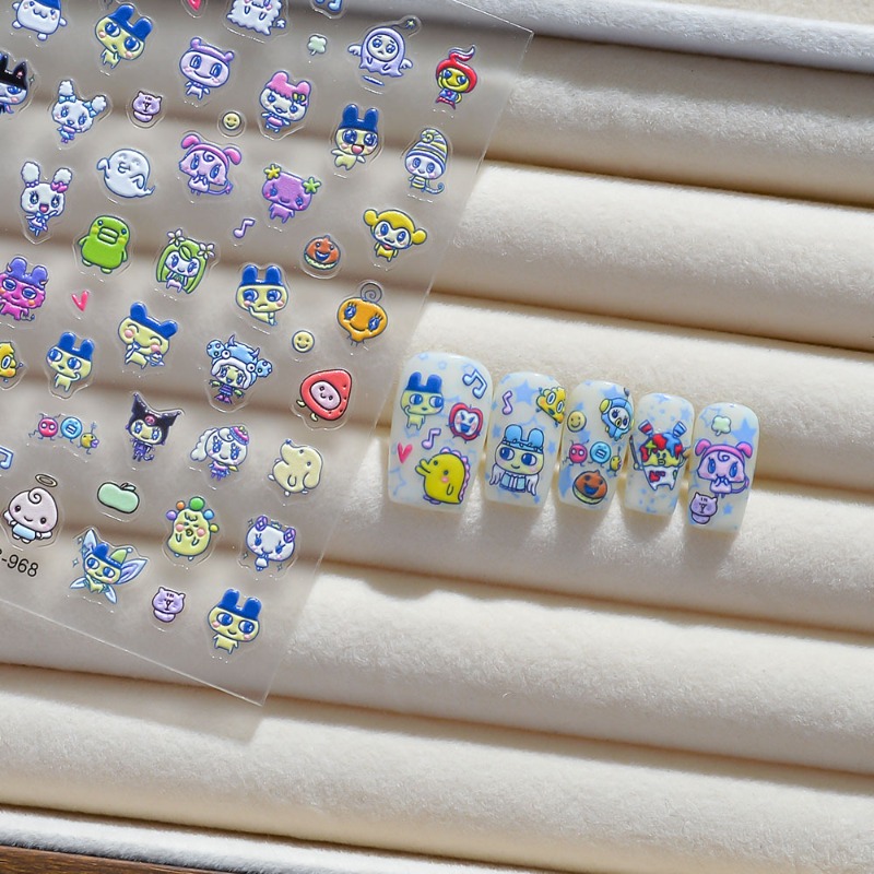Nail Art Quirky - Nouveaux autocollants électroniques pour animaux de