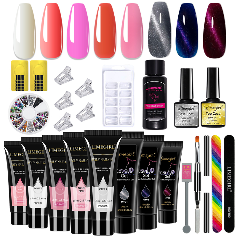LIMEGIRL Kit de Nail Art 15ml, - Nail Art Extension Cat Eye avis et prix