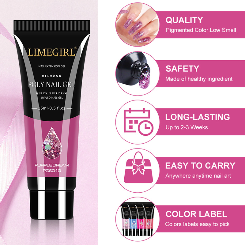 LIMEGIRL Kit de Nail Art 15ml, - Nail Art Extension Cat Eye avis et prix