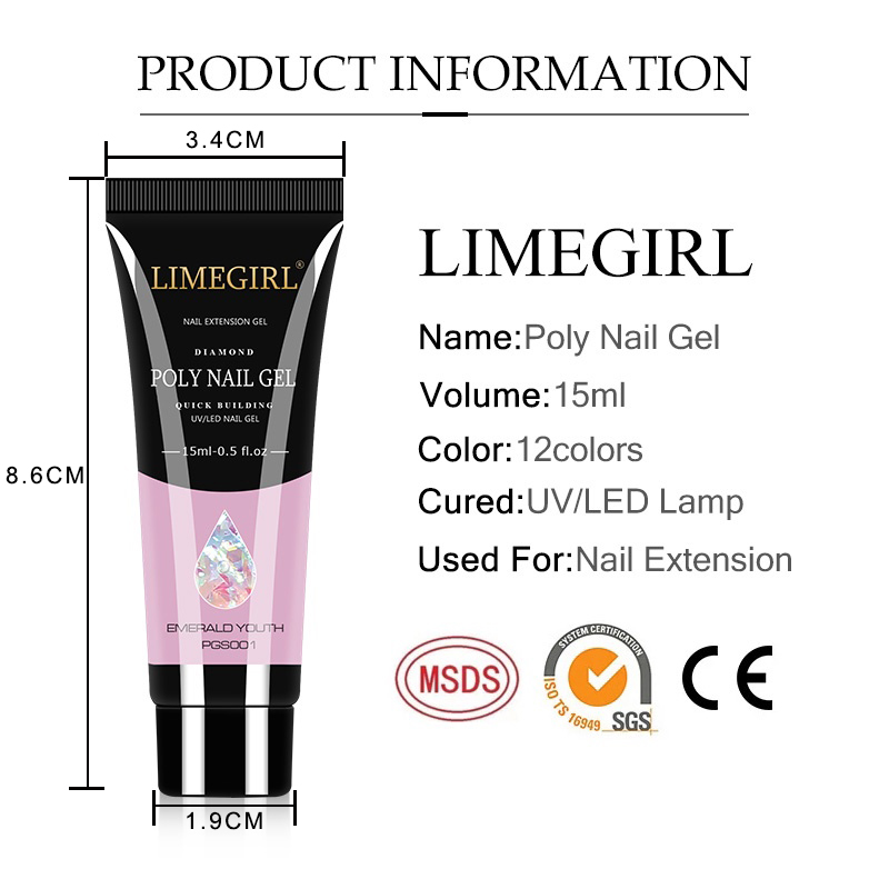 LIMEGIRL Kit de Nail Art 15ml, - Nail Art Extension Cat Eye avis et prix