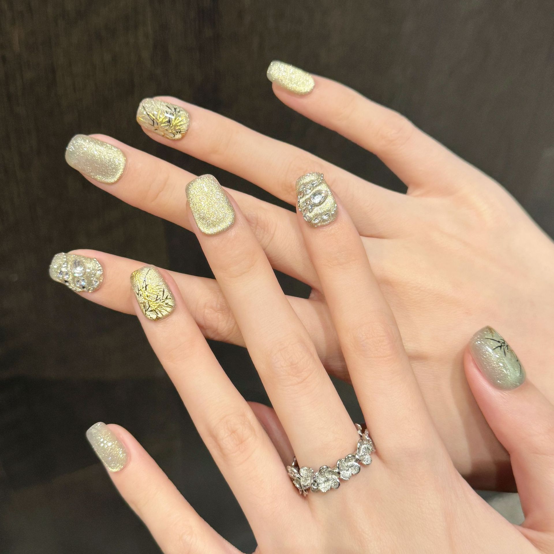10 pièces nouveau Style chinoi - Nail Art Glitter avis et prix