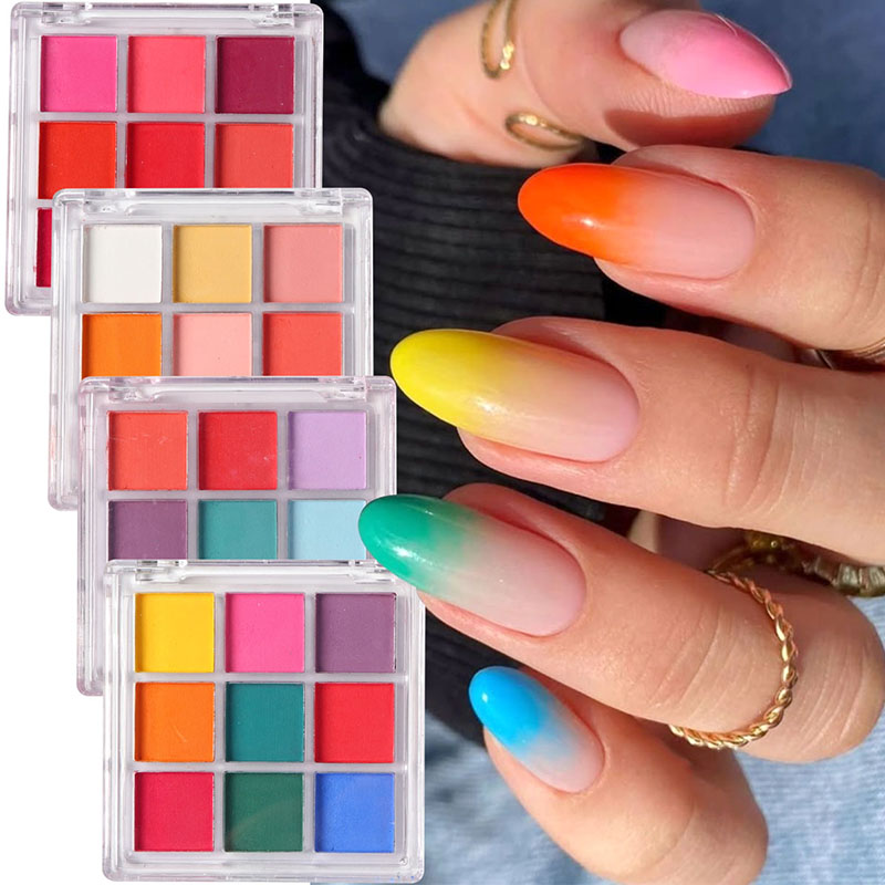 Palette de pigments pour ongle - Nail Art Ombre Glitter avis et prix