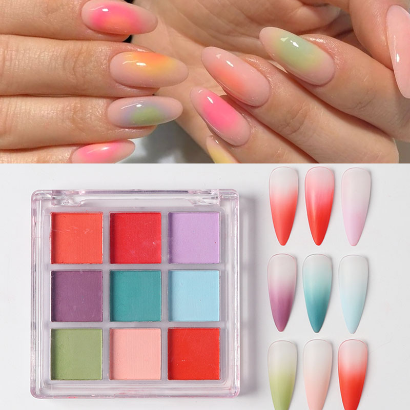 Palette de pigments pour ongle - Nail Art Ombre Glitter avis et prix