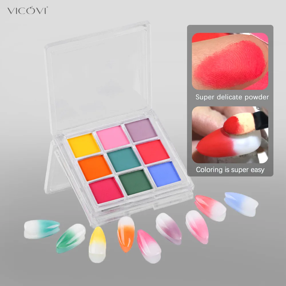 Palette de pigments pour ongle - Nail Art Ombre Glitter avis et prix