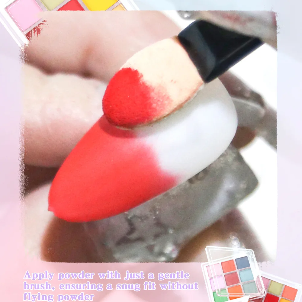 Palette de pigments pour ongle - Nail Art Ombre Glitter avis et prix