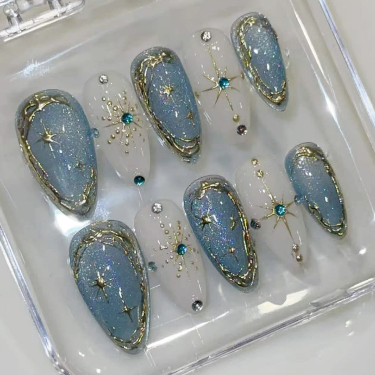 24 pièces Faux ongles à presse - Nail Art Quirky avis et prix