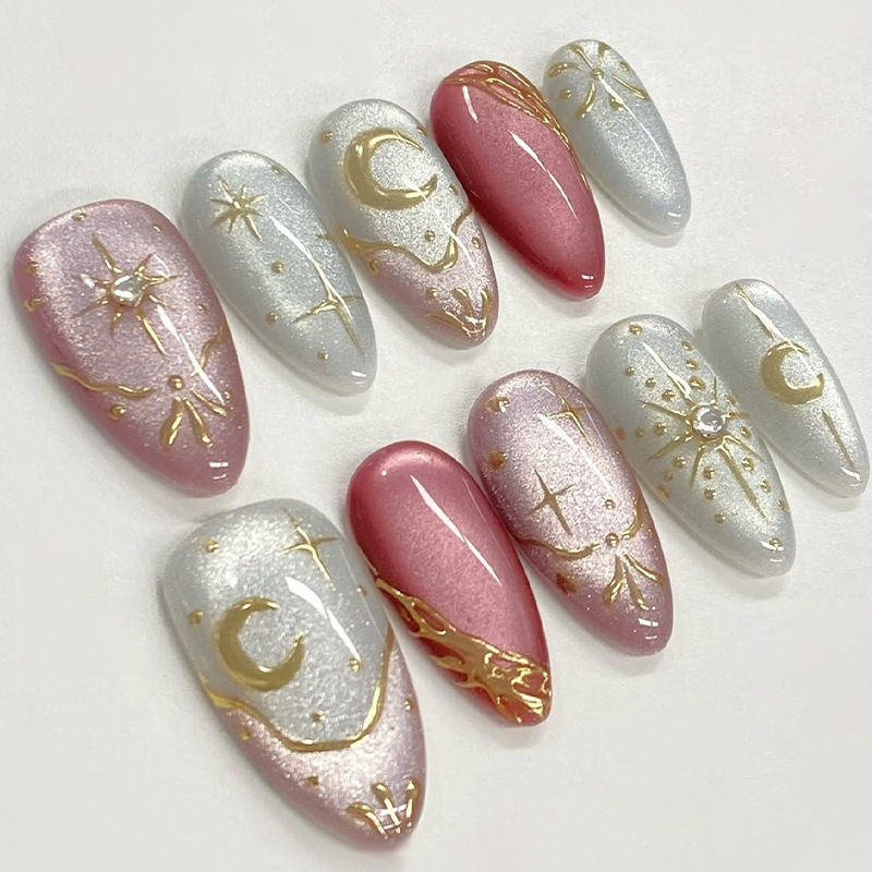 24 pièces Faux ongles à presse - Nail Art Quirky avis et prix