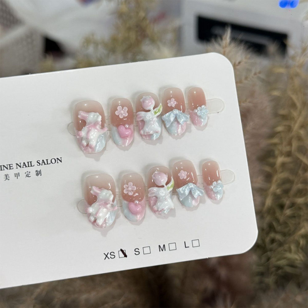 Faux Ongles Ronds Scintillants - Nail Art Love avis et prix