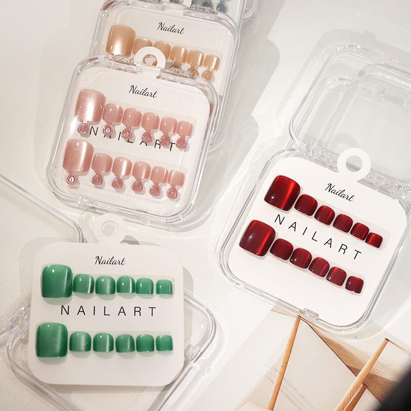 1 Boîte de Faux Ongles Françai - Nail Art Extension Cat Eye avis et prix