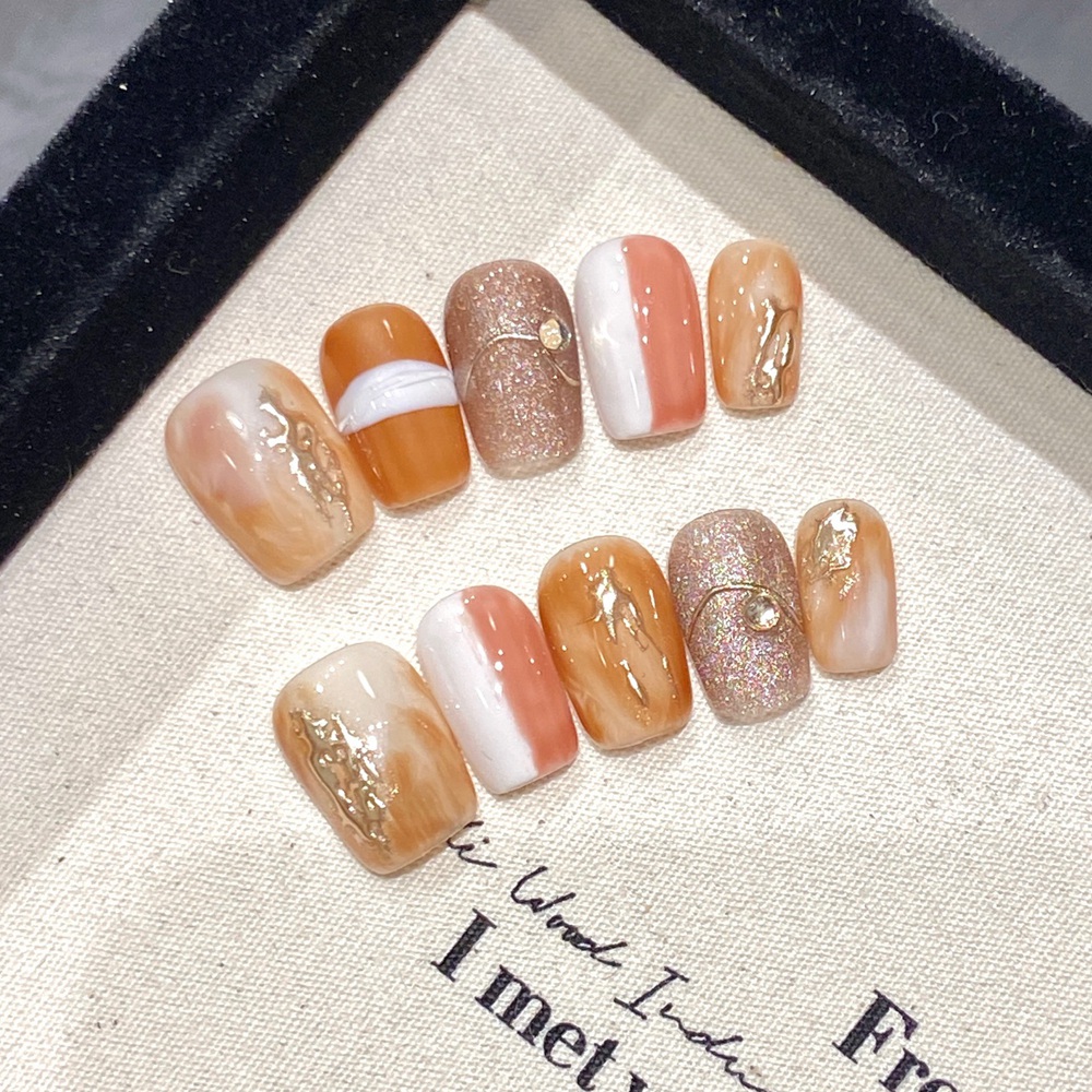 Faux ongles réutilisables N64. - Nail Art Cat Eye Simple avis et prix