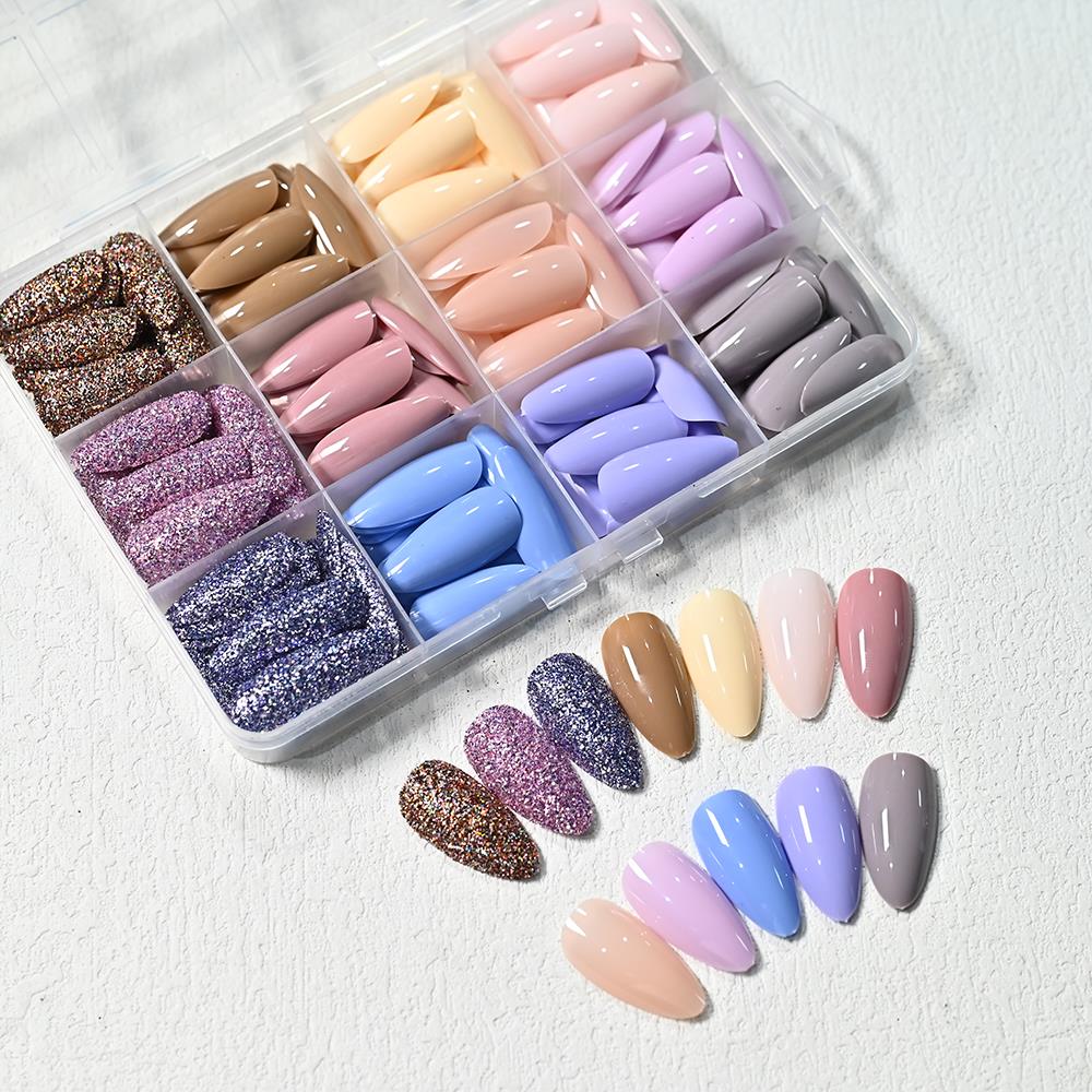 288 faux ongles brillants en f - Nail Art Design avis et prix