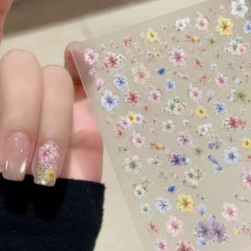 Autocollants pour ongles à fle - Nail Art Ombre Glitter avis et prix