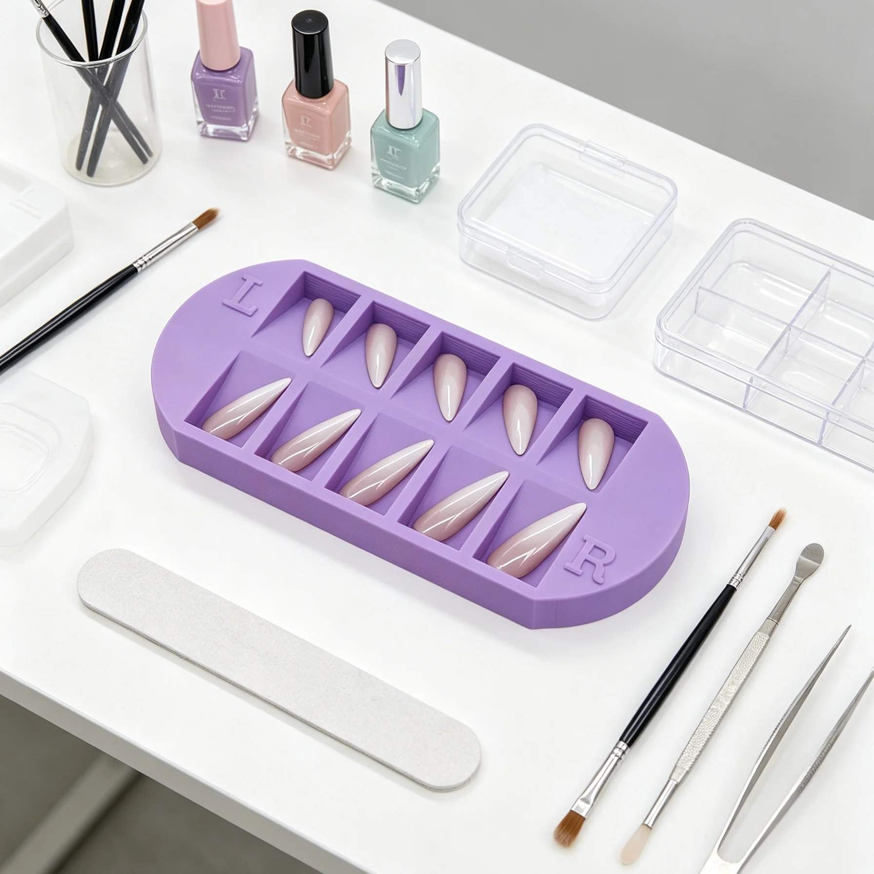 Plateau de rangement pour 8 fa - Nail Art Quirky avis et prix
