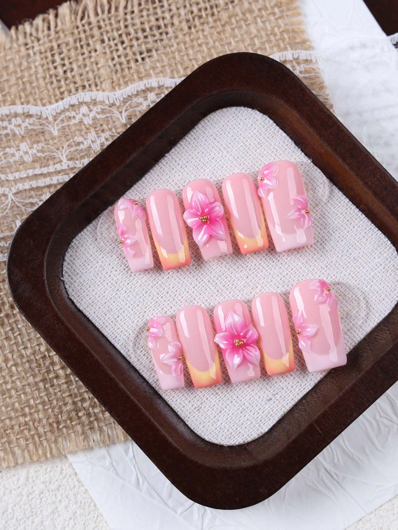 10 faux ongles à presser de st - Nail Art Gold avis et prix