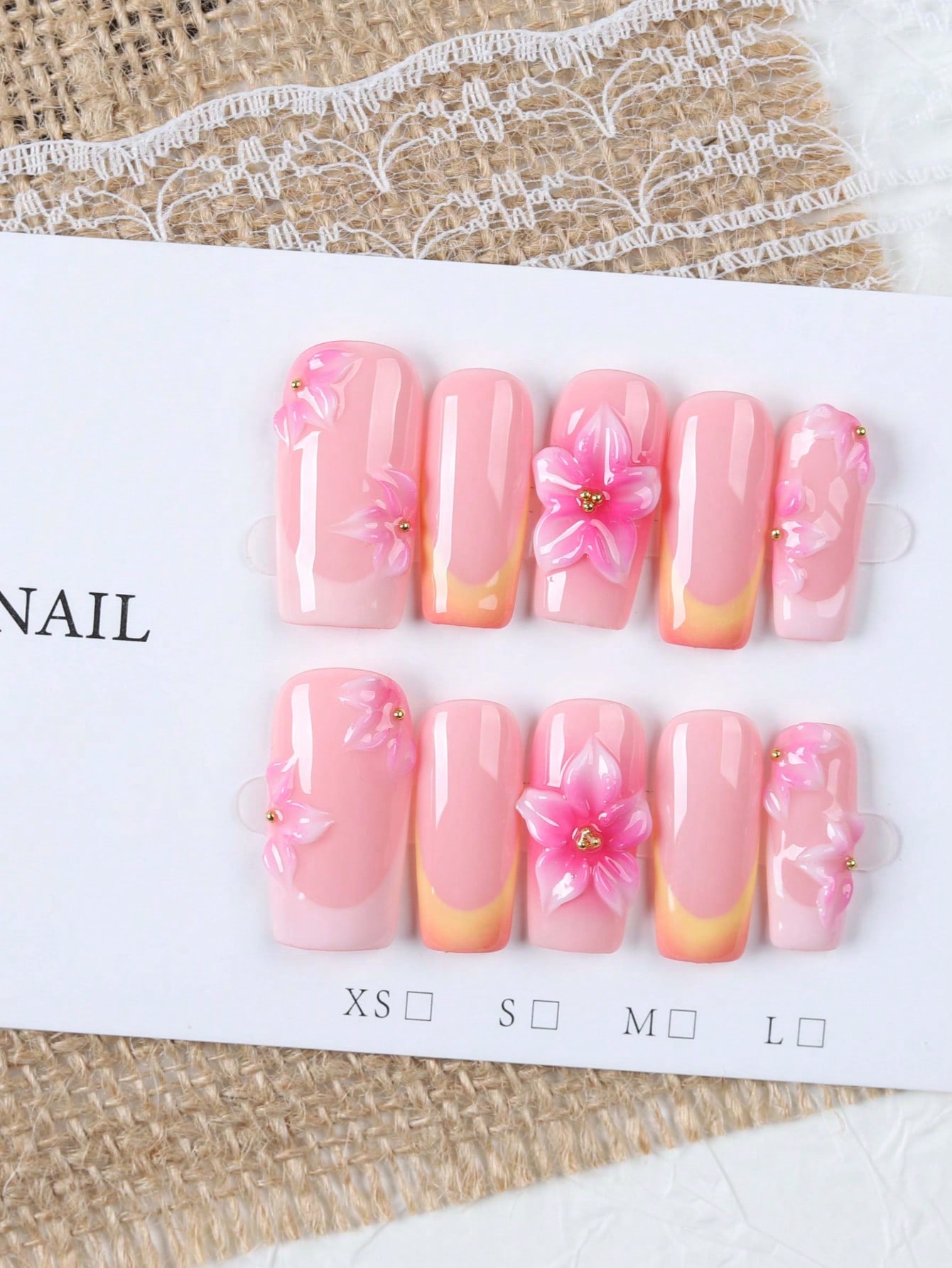 10 faux ongles à presser de st - Nail Art Gold avis et prix