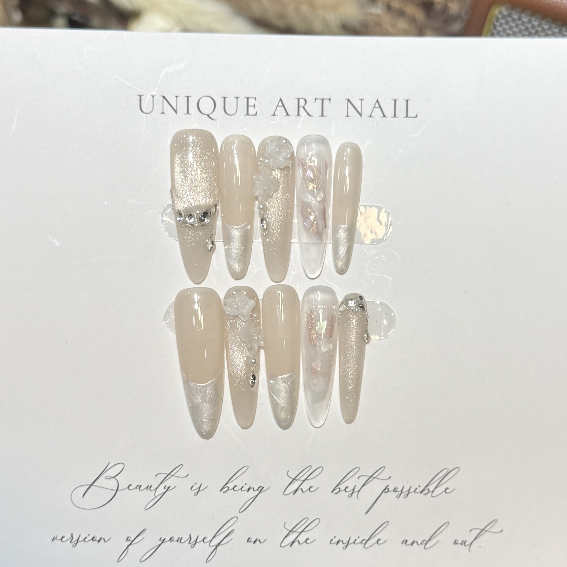 Presse sur les ongles 10 pièce - Nail Art Glitter avis et prix