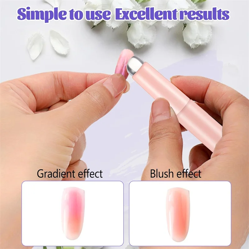 Brosses à tête en Silicone pou - Nail Art Ombre Glitter avis et prix