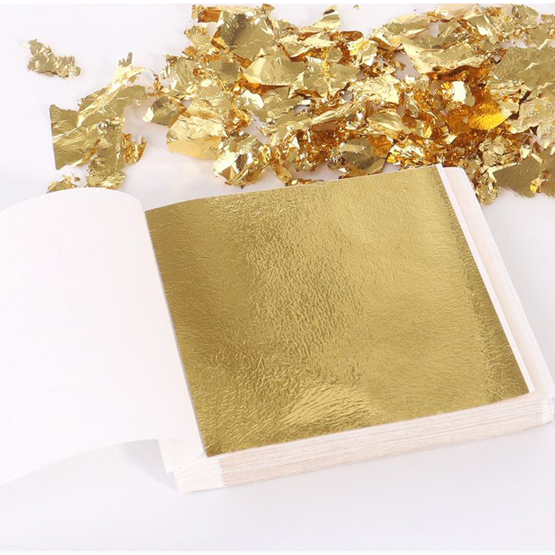 200 feuilles de feuille d'or d - Nail Art Gold avis et prix
