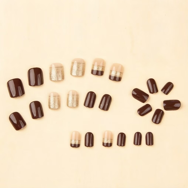 Faux ongles carrés courts pour - Nail Art Glitter avis et prix