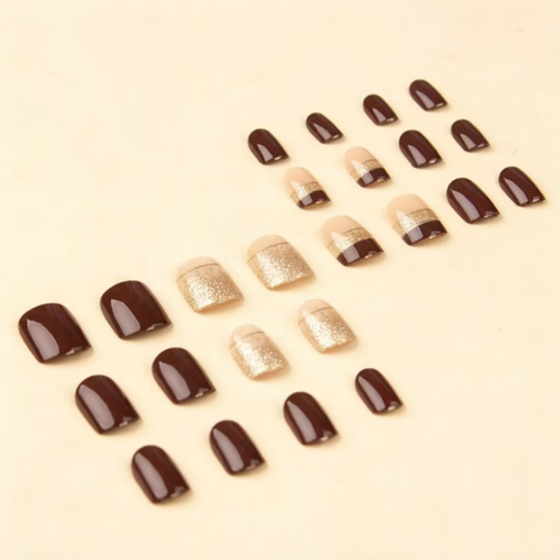 Faux ongles carrés courts pour - Nail Art Glitter avis et prix