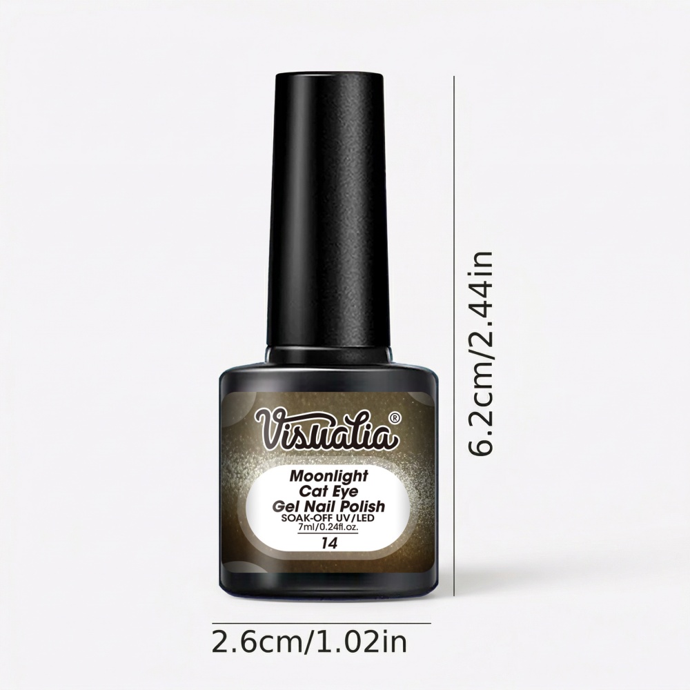 Vernis à ongles Visuatia Olive - Nail Art Cat Eye Simple avis et prix