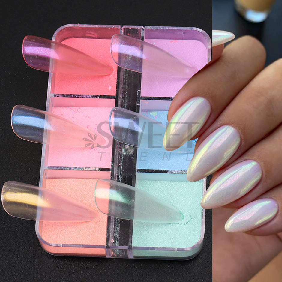Poudre à ongles effet miroir 6 - Nail Art Ombre Glitter avis et prix