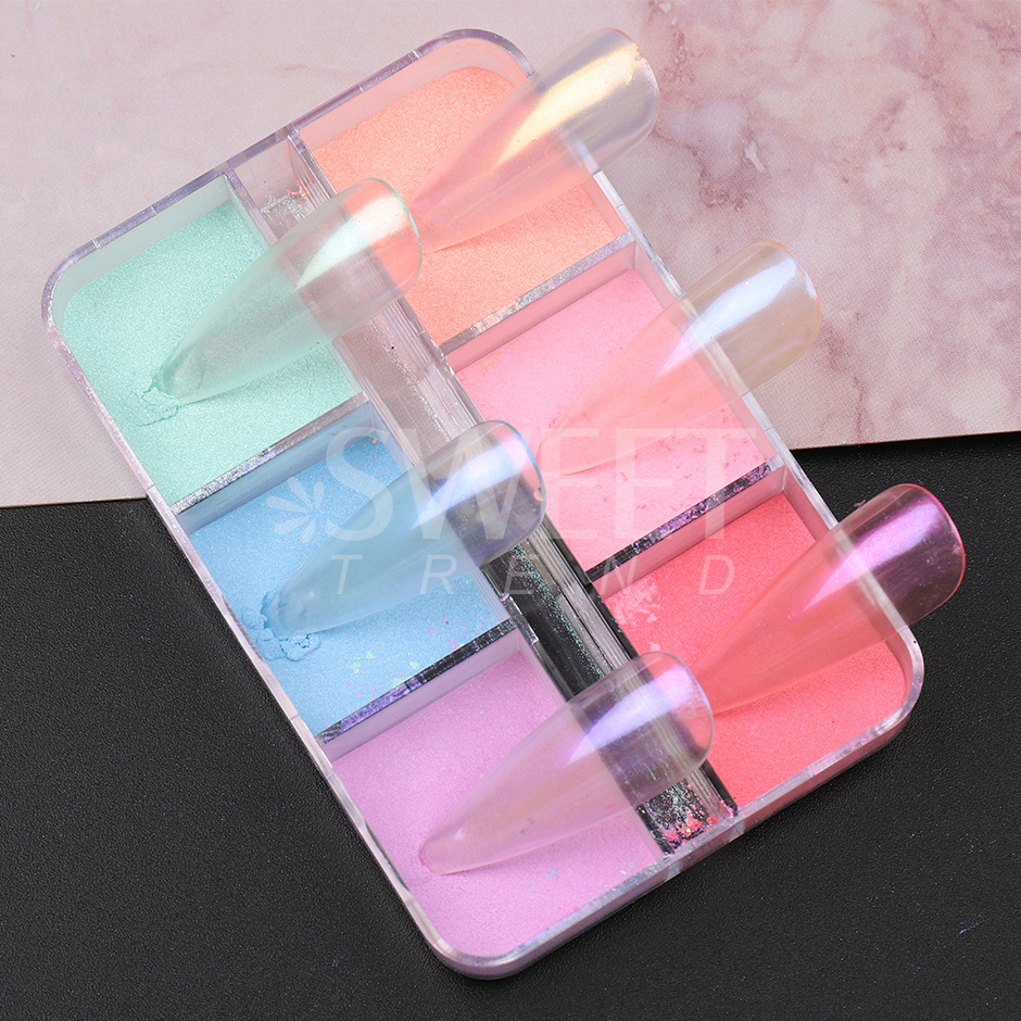 Poudre à ongles effet miroir 6 - Nail Art Ombre Glitter avis et prix
