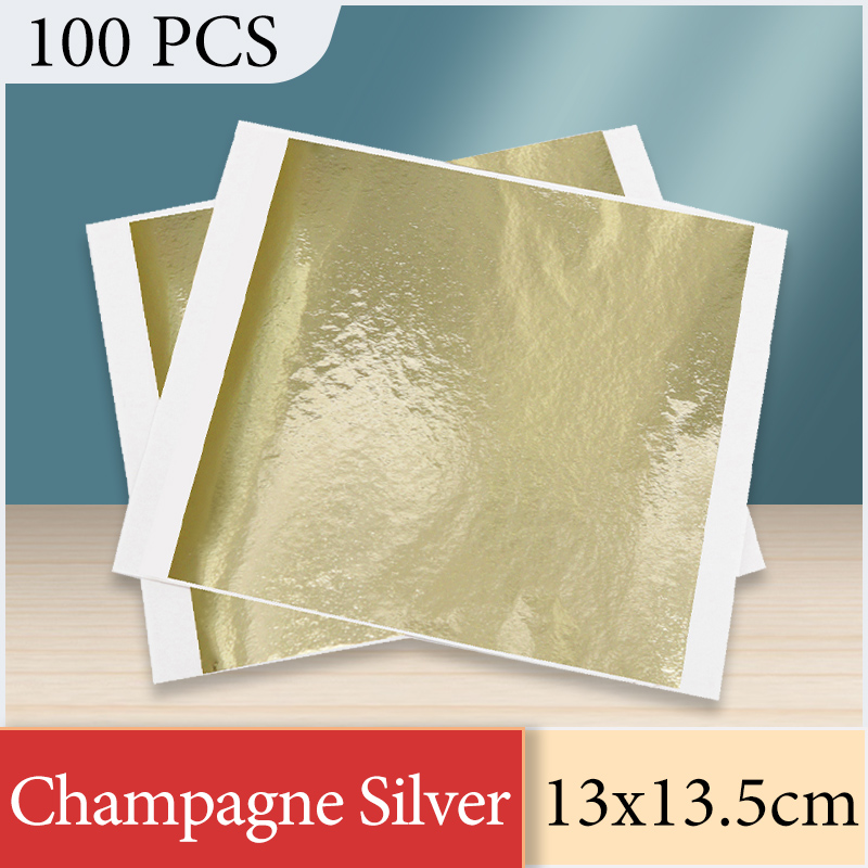 13x13.5cm Champagne Argent Feu - Nail Art Gold avis et prix
