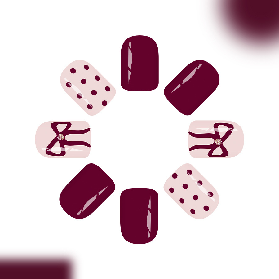 Faux ongles carrés courts à pr - Nail Art Design avis et prix
