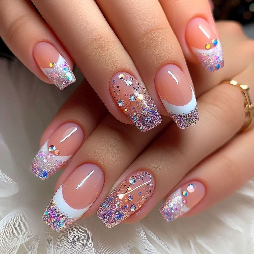 24 pièces/ensemble faux ongles - Nail Art Design avis et prix