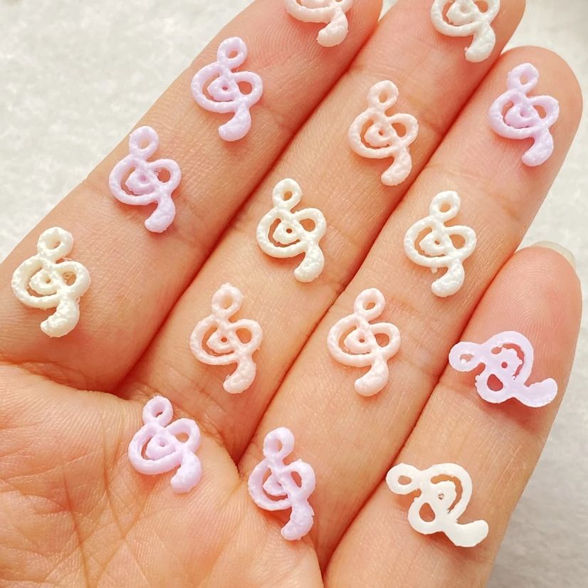 Mini symbole Musical rose en r - Nail Art Love avis et prix