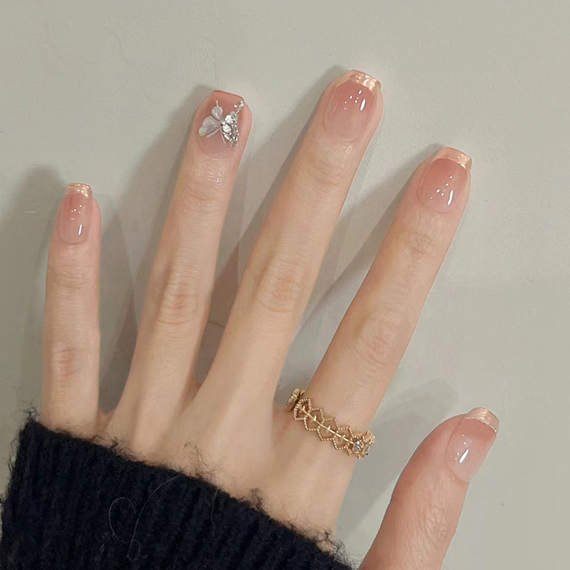 24 pièces d'ongles artificiels - Nail Art Glitter avis et prix