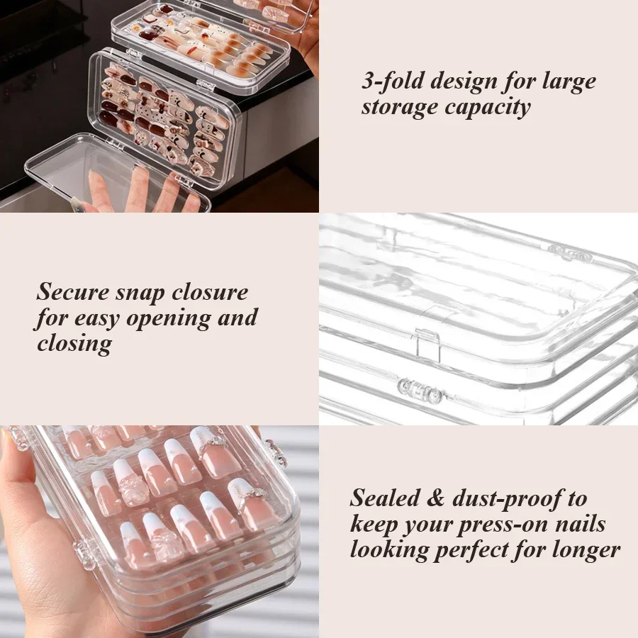 Boîte de rangement transparent - Nail Art Quirky avis et prix