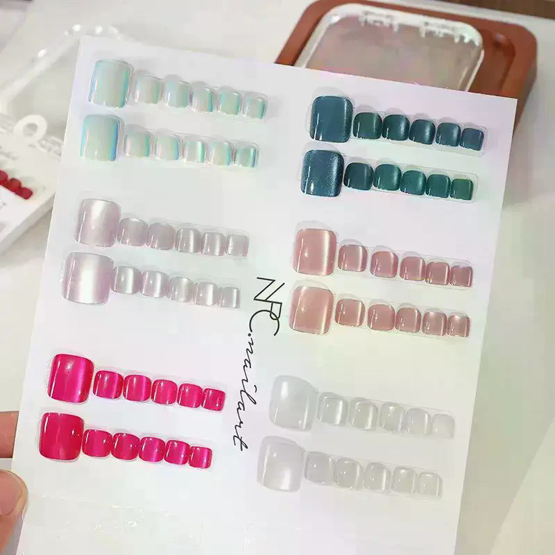 /Kuz/10 Pièces/Boîte Faux Ongl - Nail Art Extension Cat Eye avis et prix