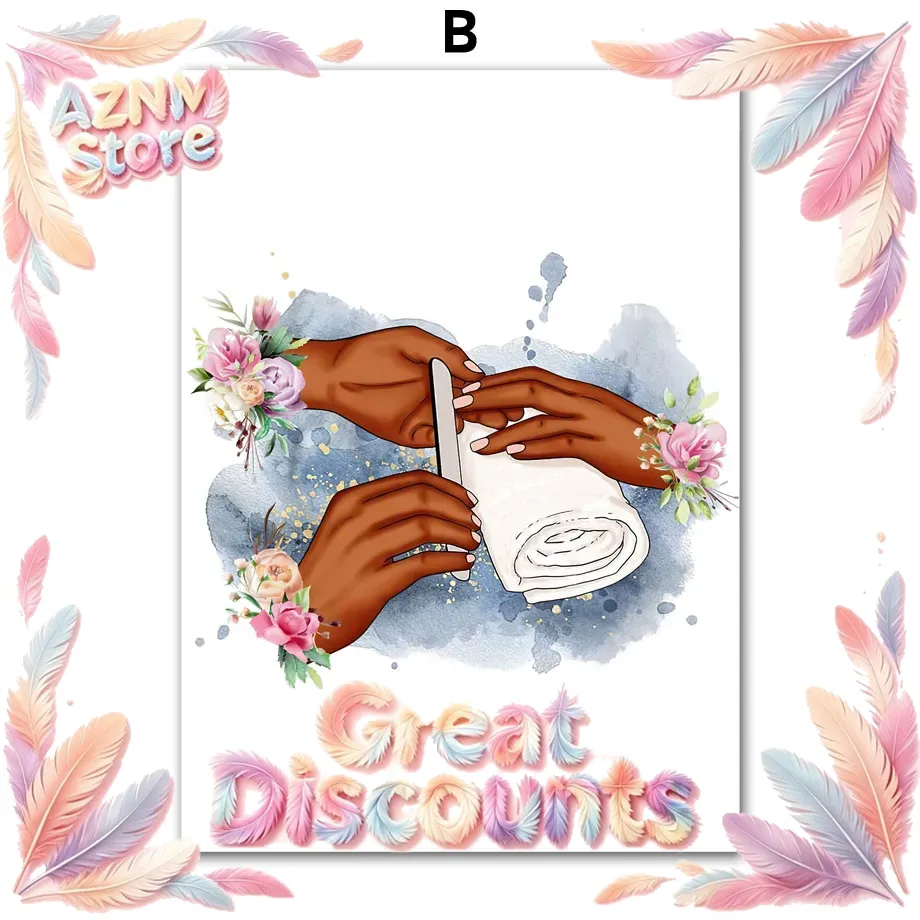 Tableau mural sur toile, motif - Nail Art Design avis et prix
