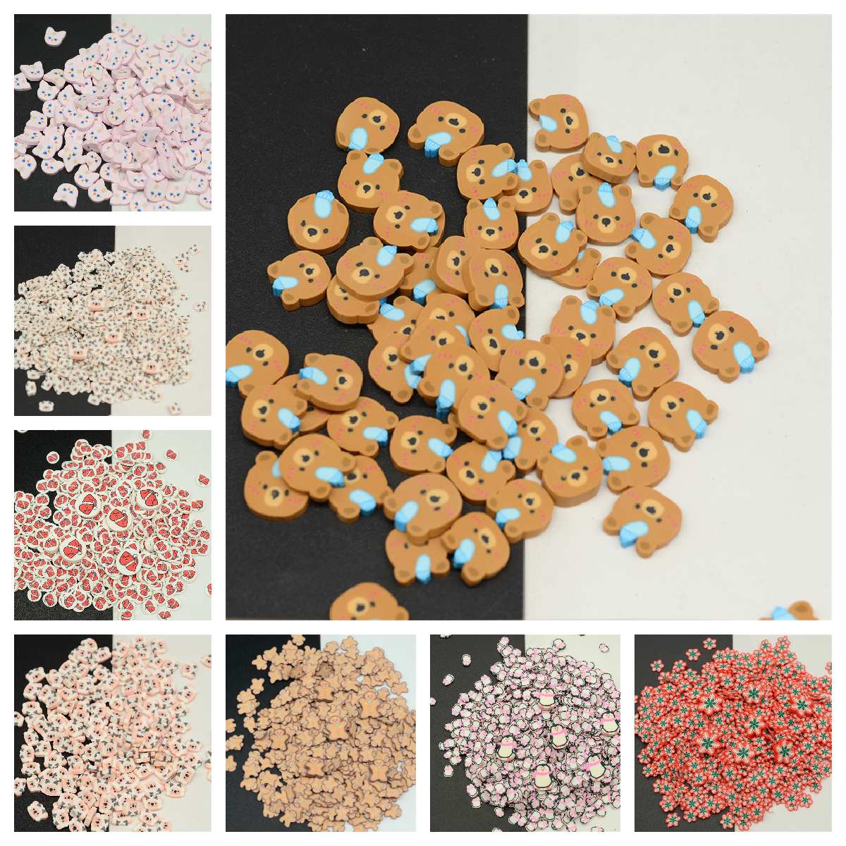 Tranche d'ours en pâte polymèr - Nail Art Love avis et prix