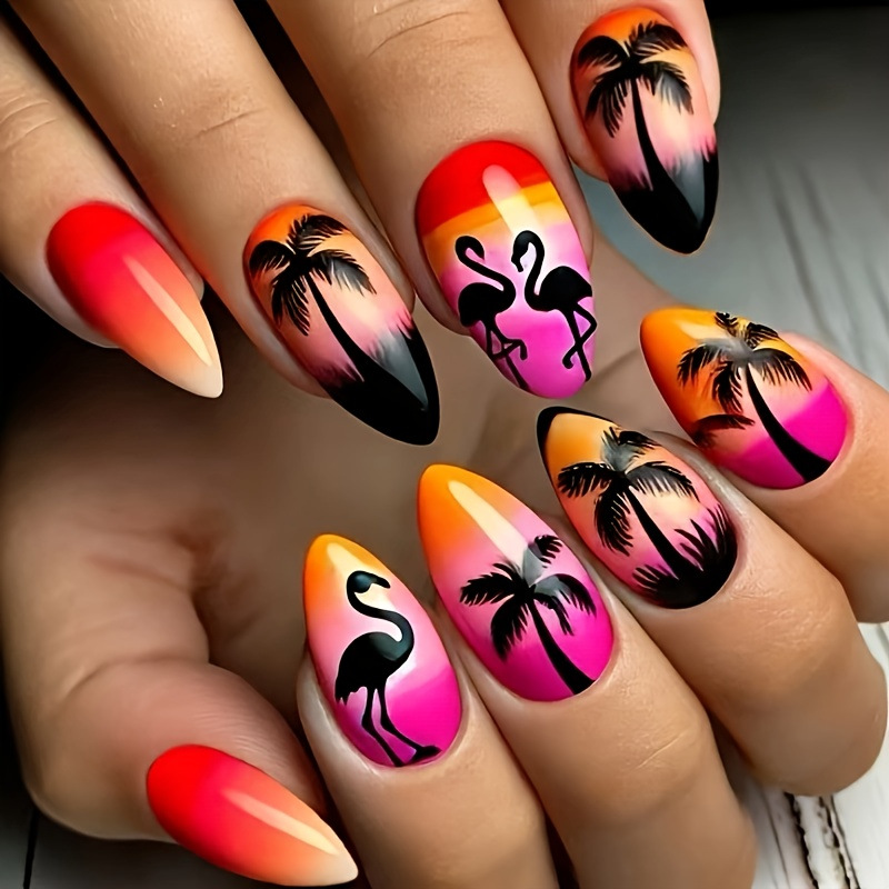 Faux ongles moyens pour femmes - Nail Art Design avis et prix