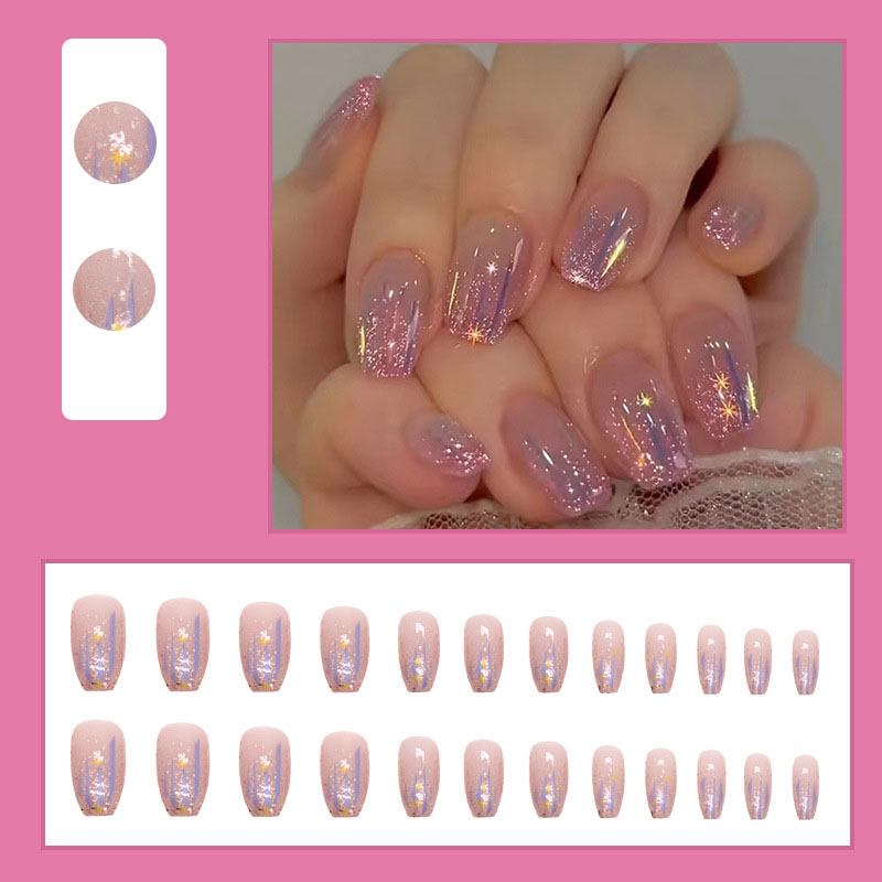 Faux ongles courts pour femmes - Nail Art Glitter avis et prix