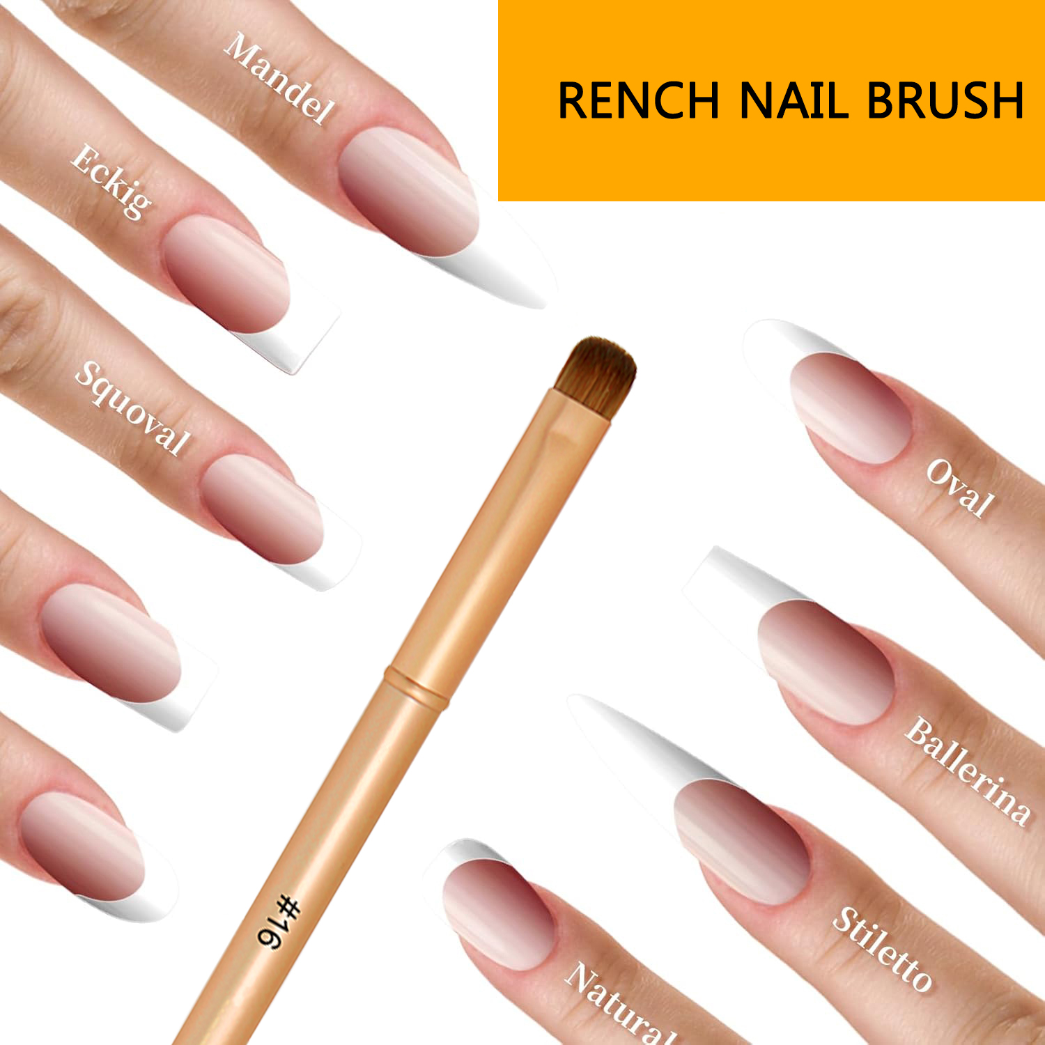 Kolinsky – brosse à ongles fra - Nail Art Gold avis et prix