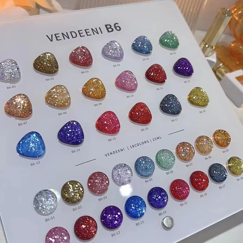 VENDEENI Kit de Gel UV Non Tox - Nail Art Glitter avis et prix