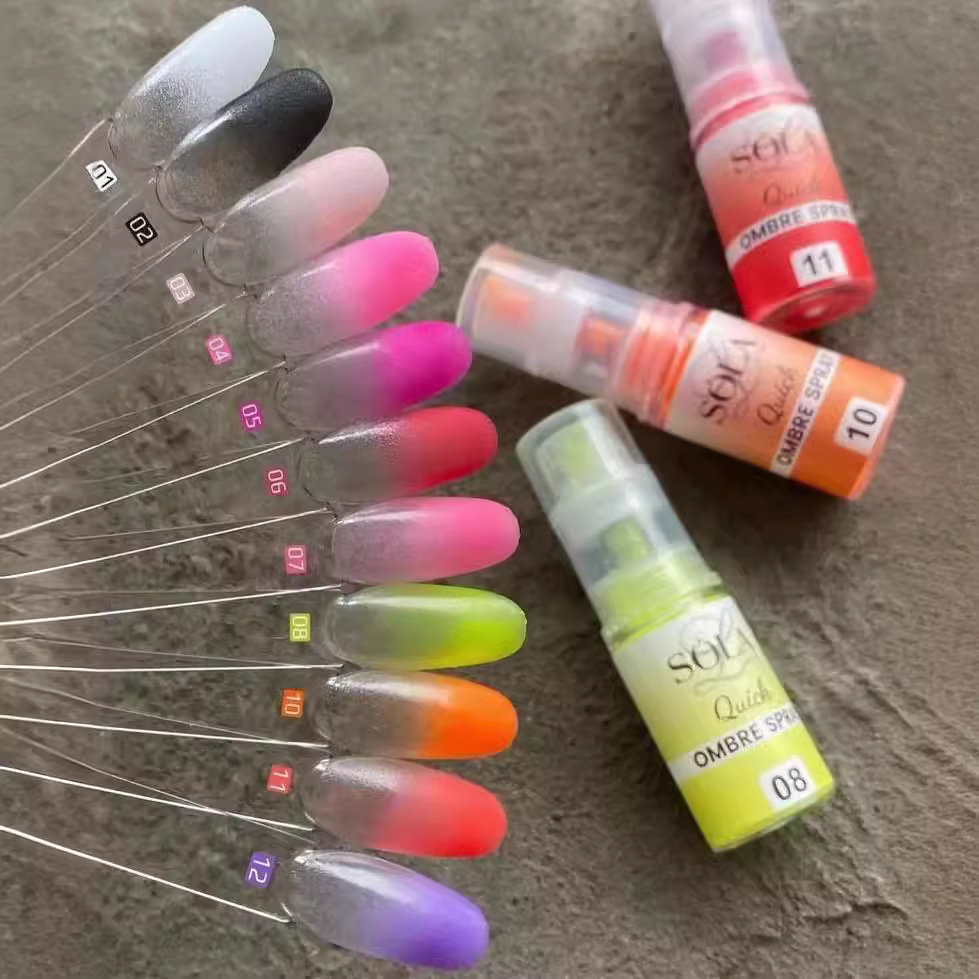 Pastel Neon Gradient Powder Na - Nail Art Ombre Glitter avis et prix