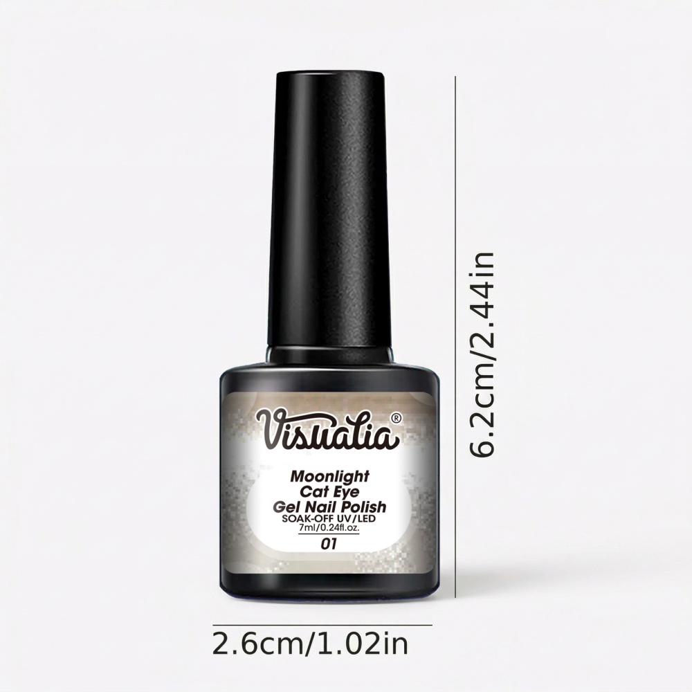 Vernis à ongles gel Visuatia N - Nail Art Cat Eye Simple avis et prix